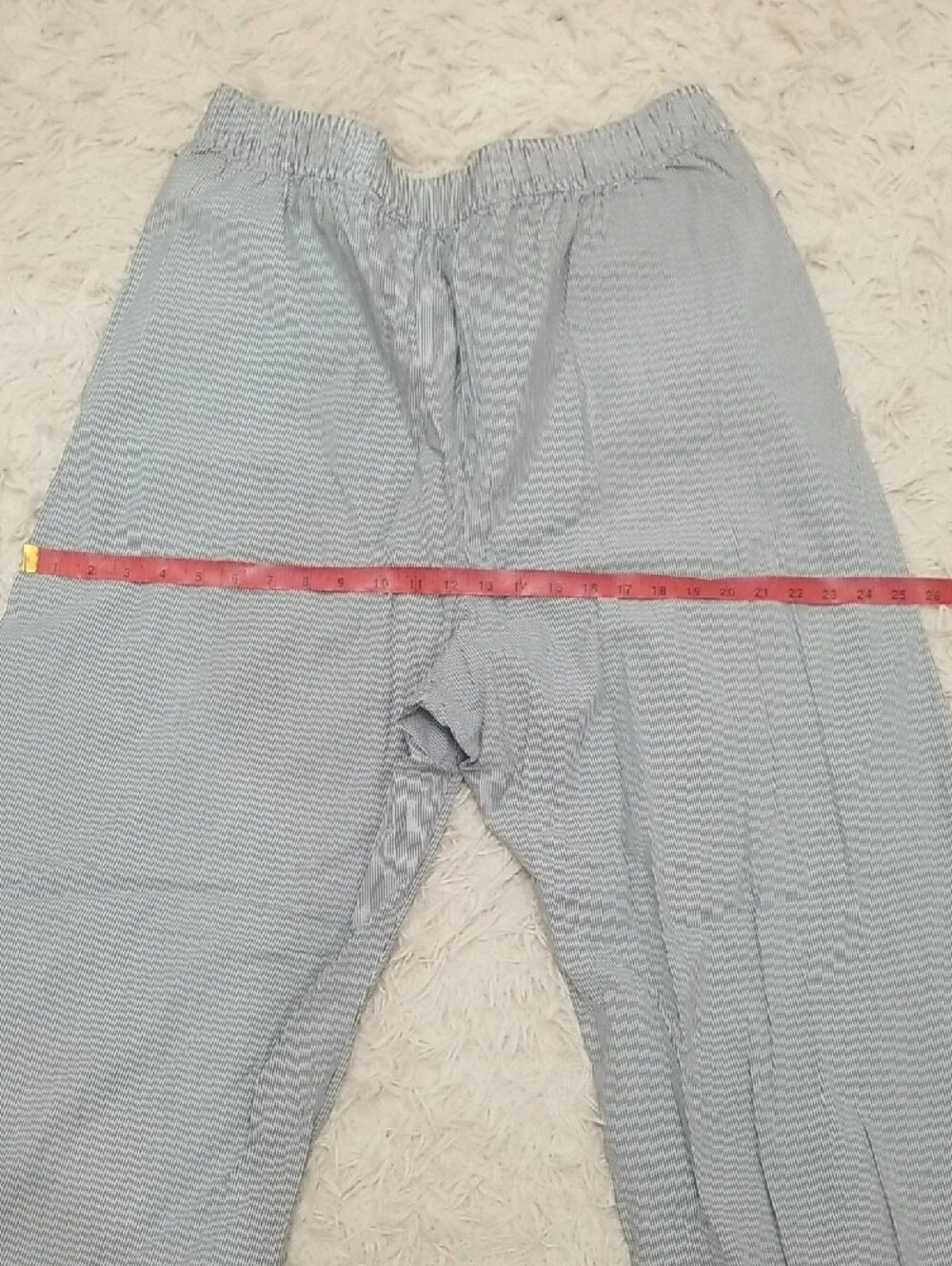 J. Crew  Gray And White Stripes  Wide-Leg Womens  Pants